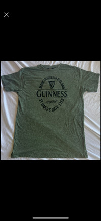 Mens Large Guinness Beer Shirt Ireland Tshirt  