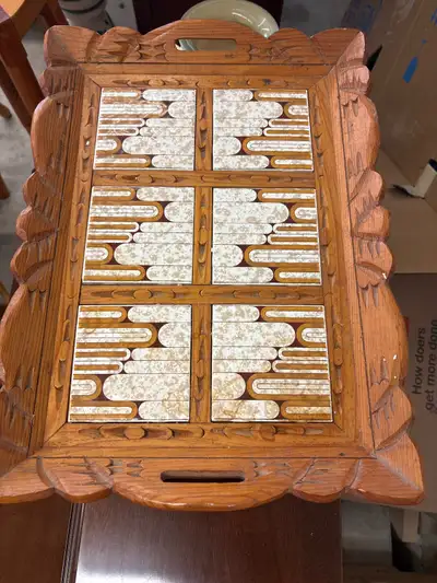 Wooden Tile Tray, View more