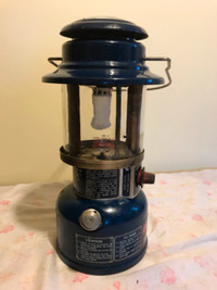Blue Coleman Single Mantle Lantern, Model 321A