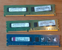 3x RAM DDR3 - 2GB - Memoire vive 240-Pin DIMM