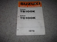 1973 Suzuki TS100K & TC100K  Original Suzuki  Parts Catalogue