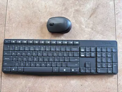 Logitech wireless keyboard and mouse combo, View more