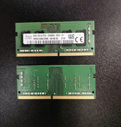 16GB (8GBx2) SK Hynix SODIMM DDR4 3200 PC4-25600 Laptop memory, View more