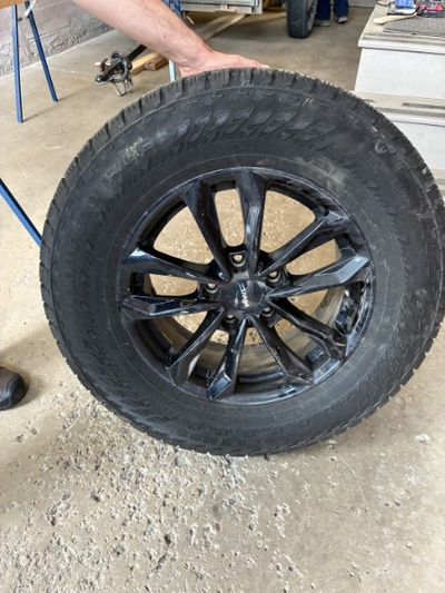 Nokian Hakkapeliitta LT3 - LT245/70R17 (14/32") RWC DC950 Gloss Black - 17x7.5, 5x127, offset +40, C...