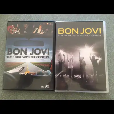 Bon Jovi Live at MSG Lost Highway The Concert dvds mint, View more