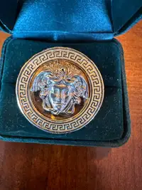Gold Versace ring