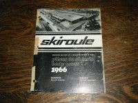 Skiroule 1966 Snowmobile parts List Manual
