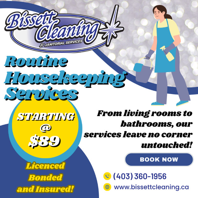 Routine Housekeeping Services in Cleaners & Cleaning in Lethbridge
