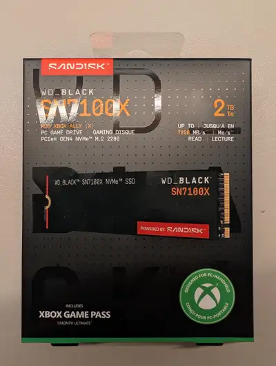 WD_BLACK SN7100X NVMe SSD for ROG Xbox Ally (X) & PC - 2TB, View more