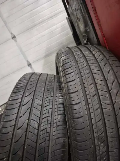 4 tires and rims,tread 80% rims no dents and cracks 225 50 18 bolts pattern 5x114.3