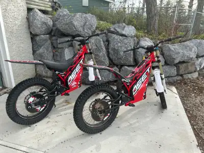 2021 OSET 24R electric trials bikes (2) - $4250 each