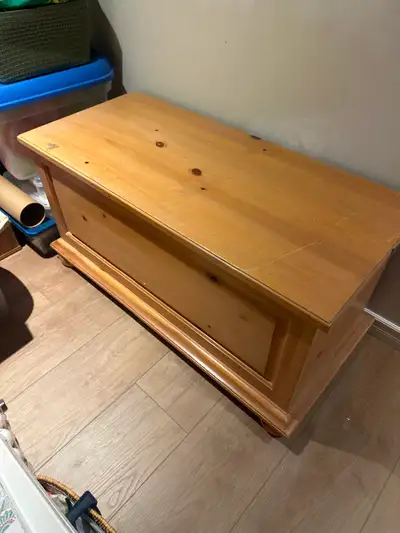 Solid wood chest, View more