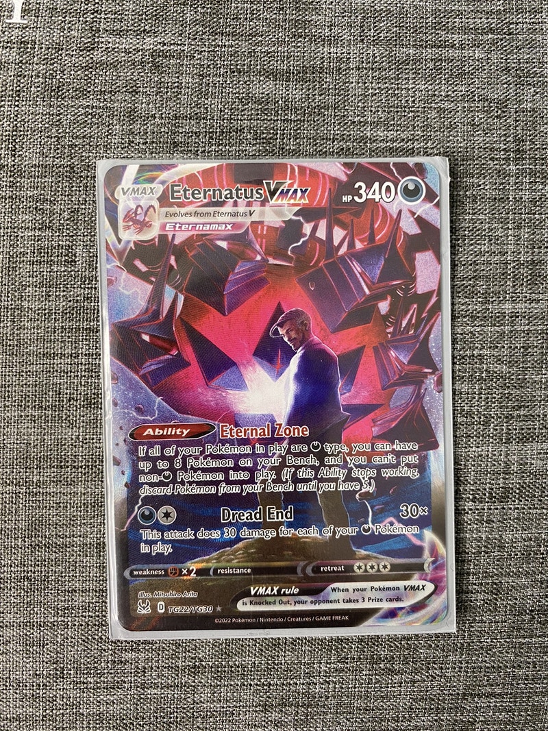 Pokémon Eternatus VMAX Character Rare Mint Condition Arts