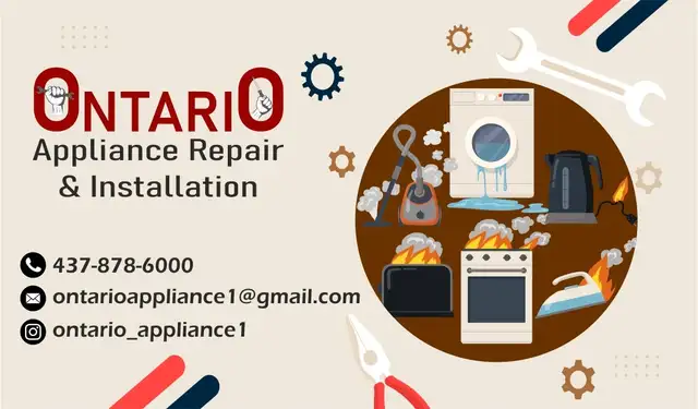 Ontario Appliance Repair and Installation63417618927747121
