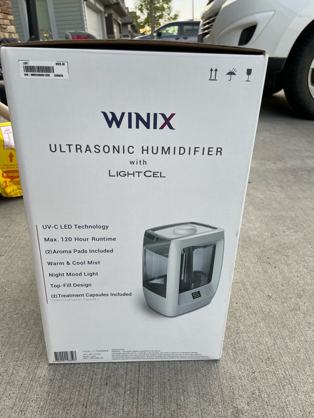 Winix Ultrasonic Humidifier with LightCel – Brand New in Heaters, Humidifiers & Dehumidifiers in Edmonton - Image 3