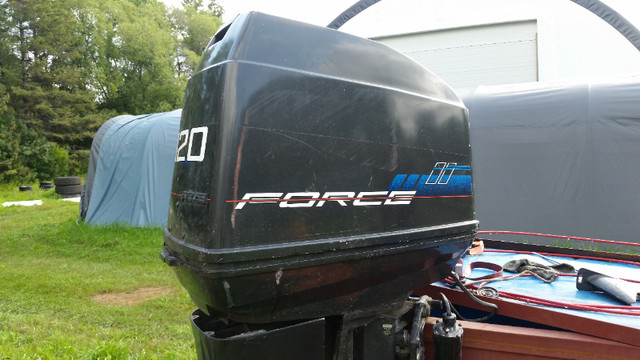 1993 FORCE 120 HP OUTBOARD BY MERCURY in Boat Parts, Trailers & Accessories in Winnipeg - Image 2