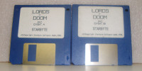 Lords of Doom. Vintage PC game. 1990. Retro gaming.