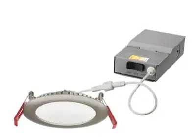 Lithonia WF4 LED 27K30K35K 90CRI BNM6 LED Fixture 4'' wafer-thin, View more