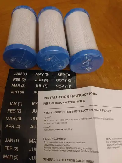 3bnib frigidaire/kenmore fridge filters, View more