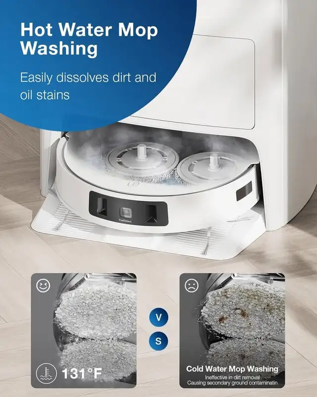 ECOVACS DEEBOT T10 Omni Robot Vacuum and Mop, Hot Water Mop in Vacuums in Kitchener / Waterloo - Image 10