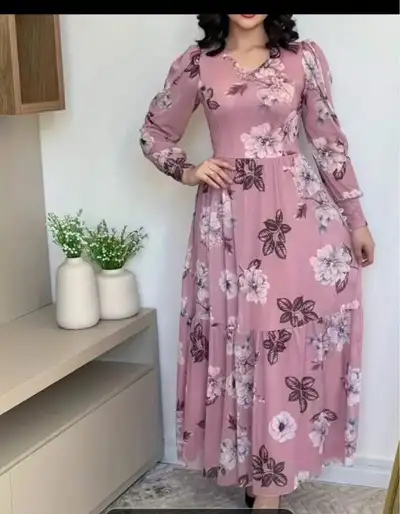 Women's Floral Maxi Dress - Size XXL, View more