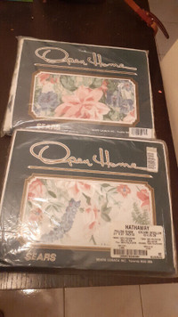 New in package sears pillow shams cases floral