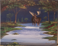 original moose artwork
