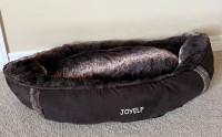JOYELF Medium Dog Bed with Washable Cover Pirate Ship Plush Soft