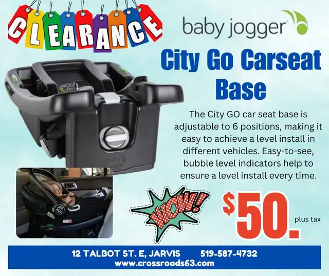 Baby Jogger City GO Car Seat BASE Stock# 9157 in Strollers, Carriers & Car Seats in Brantford - Image 2