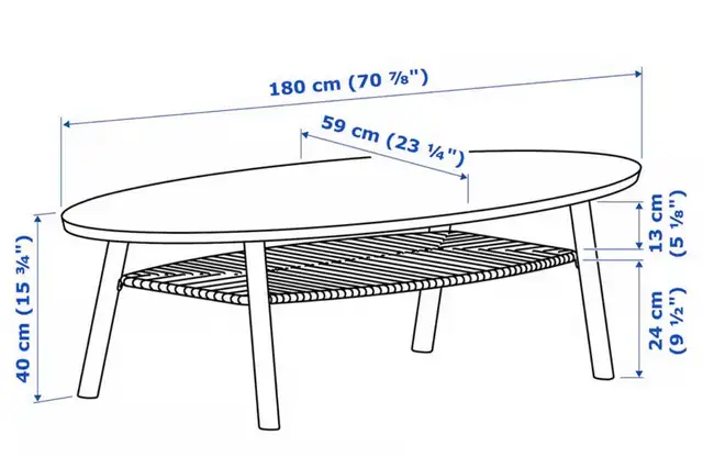 IKEA STOCKHOLM Coffee Table – Walnut Veneer (3 pieces) in Coffee Tables in Ottawa - Image 6