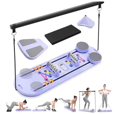 Get ready to revolutionize your fitness routine with this IMFIT home gym! This versatile piece of eq...