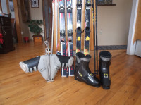DOWN HILL SKI'S..NEW PRICE .boots...poles ..and ..ski's