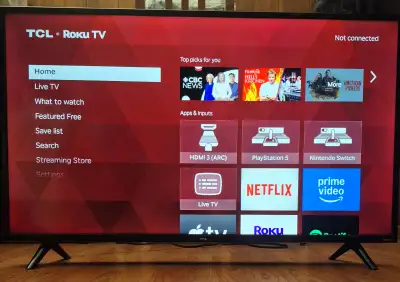 SMART TV TCL ROKU 40", View more