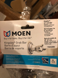 new Moen Kingsley 24" Grab Bar Brushed Nickel