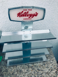 Vintage  1950’s -1960’s Kellogg’s Restaurant  Cereal Display