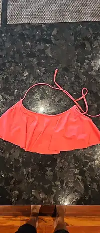 Dark Peach Bikini Top