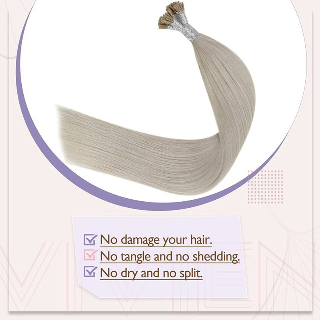 NEW: 24 Inch Real Human I Tip Hair Extensions, 50g in Other in Markham / York Region - Image 4