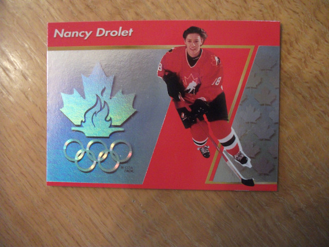 Carte Hockey 1998 Canada Olympic Generals Mills Nancy Drolet JP8 dans Art et objets de collection  à Laval/Rive Nord