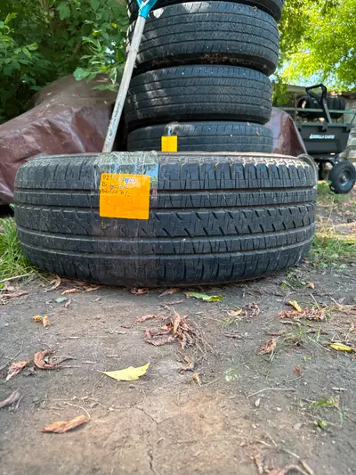 X1 USED Bridgestone Dueler H/L 255/55/20 DOT 2014 TREAD 10/32 CASH AND CARRY