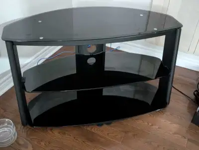Glass tv stand, View more