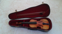 Miniature Violin in a Case 11 x 3.5 x 2 inches