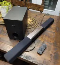 Philips Sound Bar and Subwoofer - Home theater system