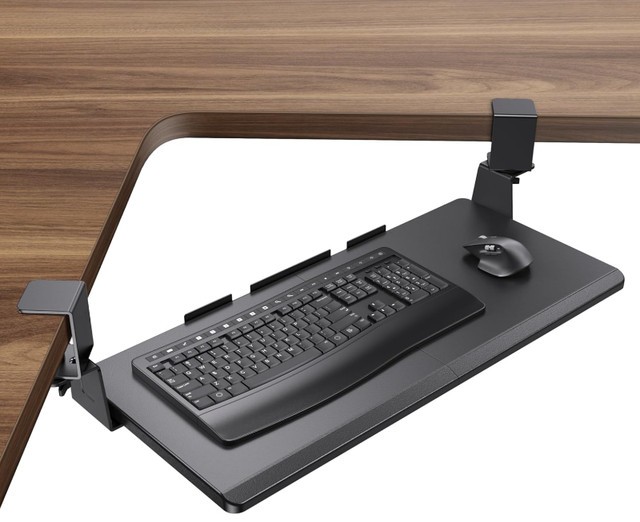 Keyboard Tray Under Desk (Black) *NEW - OPEN BOX*** in Mice, Keyboards & Webcams in Markham / York Region
