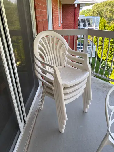 4 chaises de jardin empiler, View more