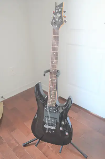 Schecter Diamond Series Omen 2003 Noir, haut de gamme coréen, ex, View more