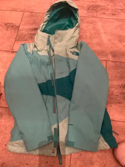 North face jacket with removable fleece insert, View more