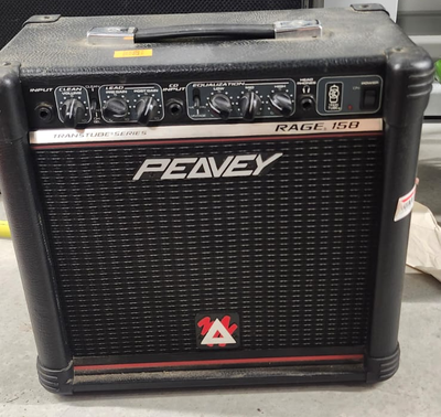 1992 Peavey Rage 158 Guitar Amplifier | Blue Marvel Speaker, View more