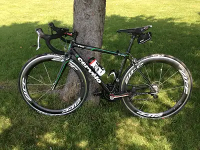 Cervelo R5 road bike - Zipp 404 wheel set, Ultegra gear set., View more