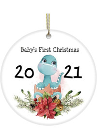 new Baby Ornament 2021,Baby First Christmas Ornament