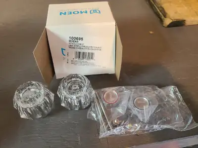 MOEN parts: Cartridge 1224B, Spout 3931, knob kit 100695,  etc., View more